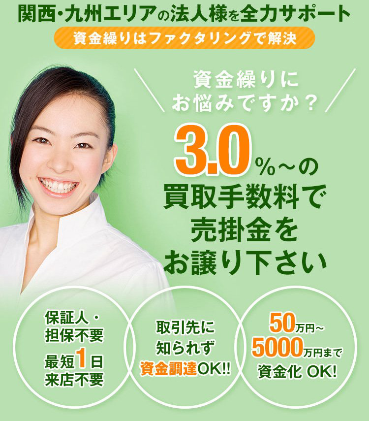 保証人・担保不要 最短1日来店不要